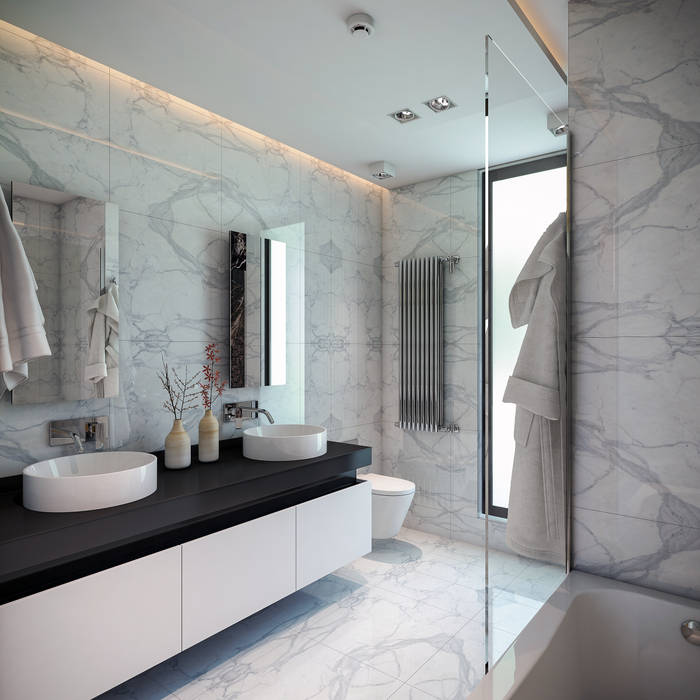 ATLAS TERAS | Mersin | Turkey , BUUN MOTTO ARCHITECTS BUUN MOTTO ARCHITECTS Modern bathroom