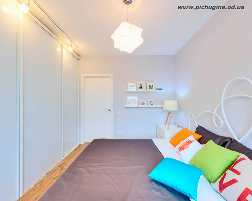 Квартира-студия для молодой семьи, Tеtіana Pichugina Tеtіana Pichugina Спальня в скандинавском стиле