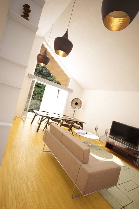 Casa AC, Rúben Ferreira | Arquitecto Rúben Ferreira | Arquitecto Salas de estar modernas