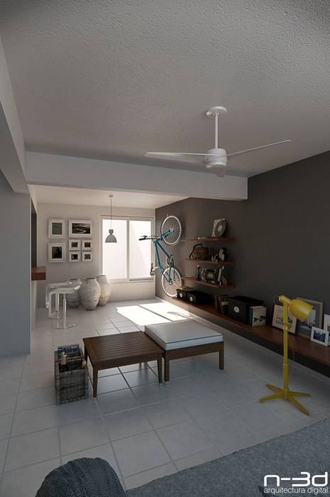 N-3d / arquitectura digital, N-3D / ARQUITECTURA DIGITAL N-3D / ARQUITECTURA DIGITAL Living room