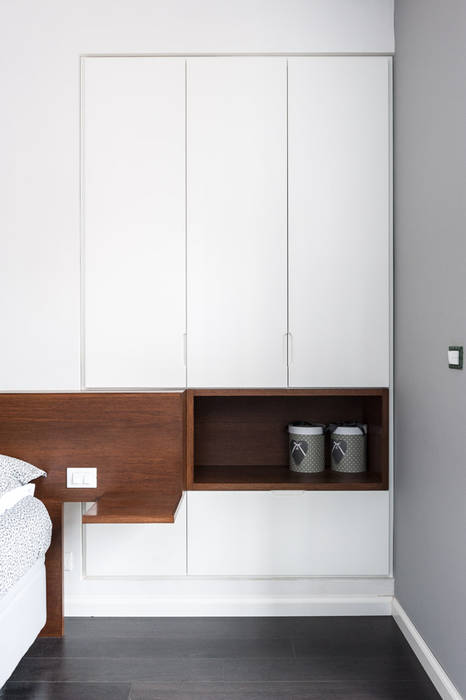 NEAR Architecture Casa IPA, Paolo Fusco Photo Paolo Fusco Photo Minimalist bedroom