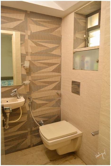 The Minimalist House, Neha Goel Architects Neha Goel Architects Minimalist bathroom