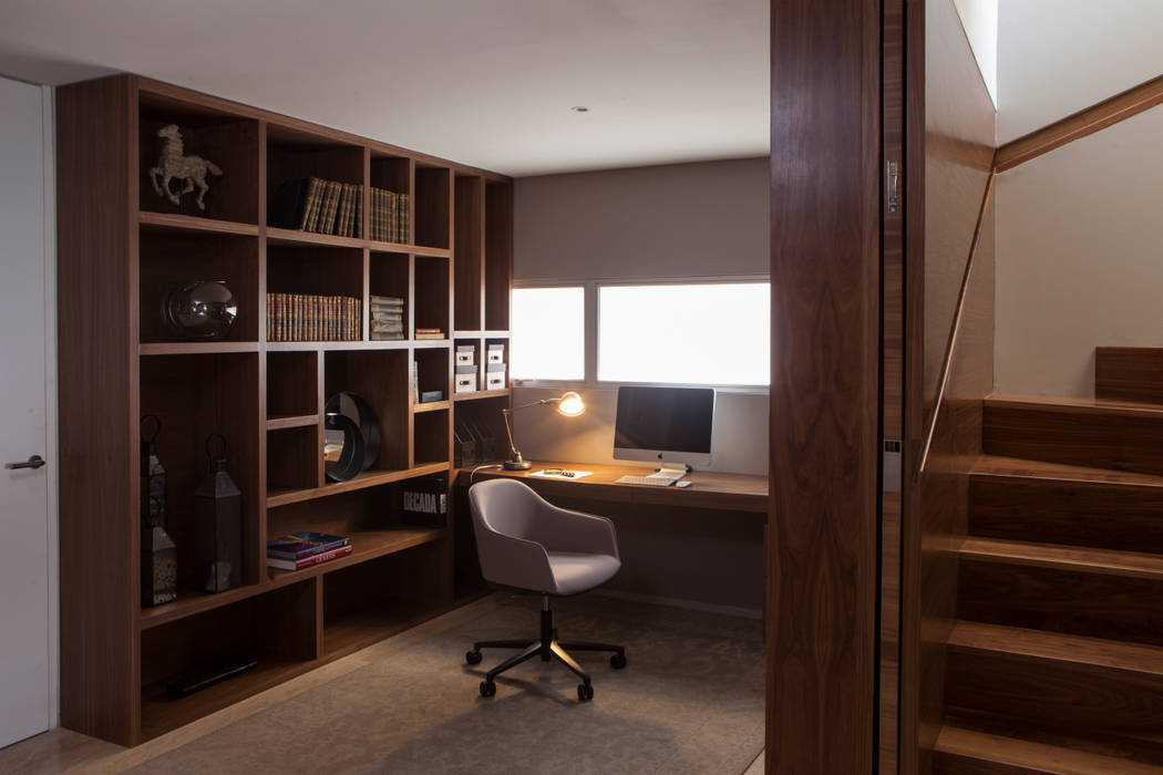 Proyecto PH Las Flores, Basch Arquitectos Basch Arquitectos Modern Study Room and Home Office