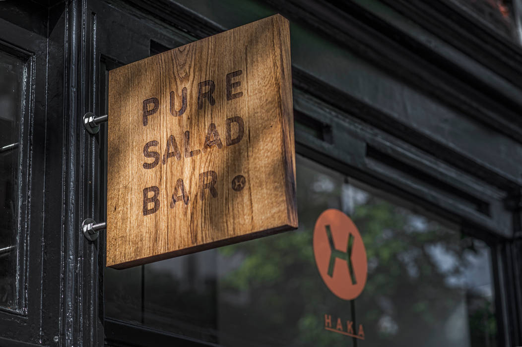 Haka Pure Salad Bar, Design Studio Nu Design Studio Nu Gastronomy Solid Wood Black