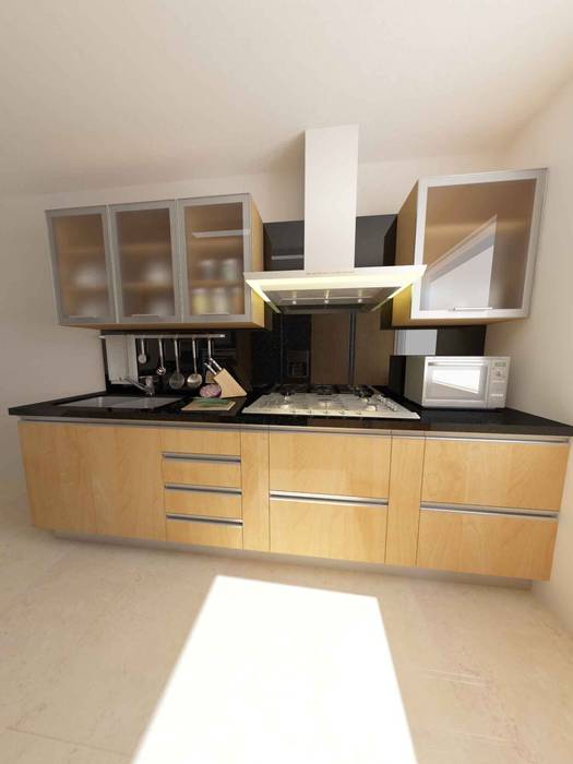Cocinas Modelo Apartamentos EVC OPFA Diseños y Arquitectura Cocinas de estilo moderno
