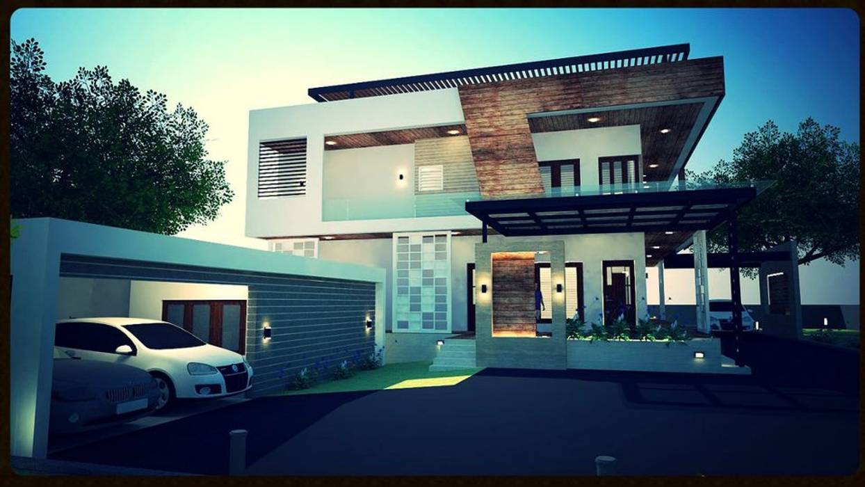 Villa at Mico Layout Bangalore, MAPLE TREE MAPLE TREE Maisons modernes