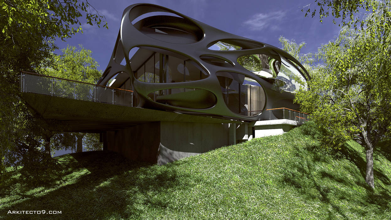 Oficinas, arquitecto9.com arquitecto9.com Modern houses