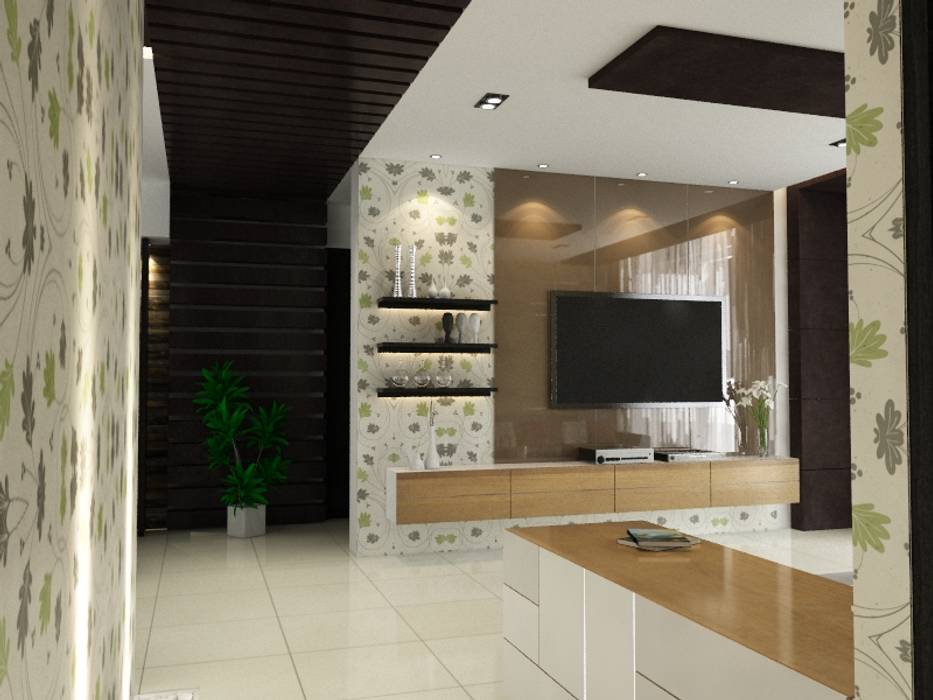 Singh Residence, Space Interface Space Interface Ruang Keluarga Modern