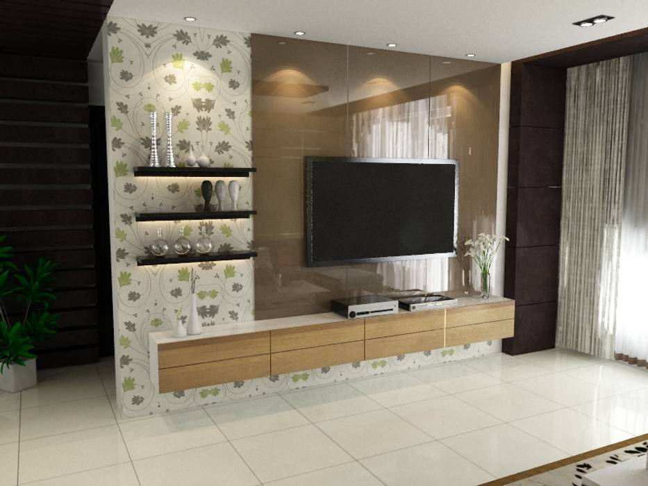 Singh Residence, Space Interface Space Interface Вітальня