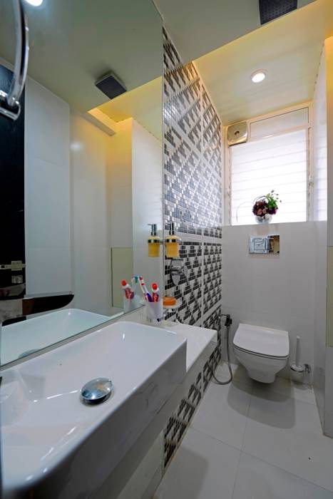 RESIDENTIAL PENTHOUSE INTERIORS, AIS Designs AIS Designs Modern bathroom