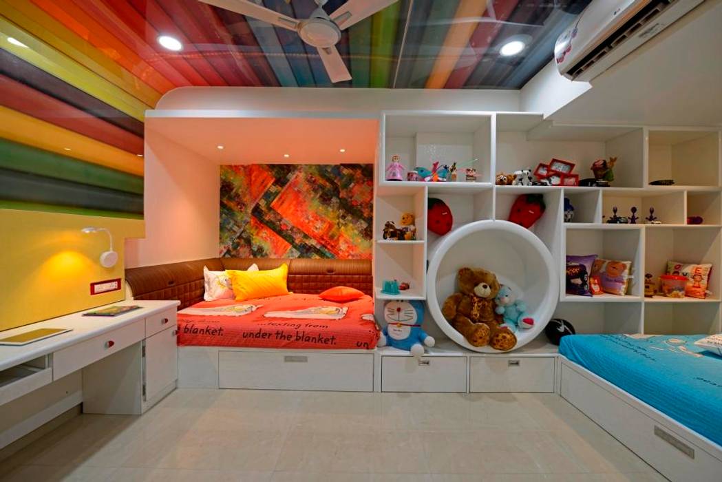 RESIDENTIAL PENTHOUSE INTERIORS, AIS Designs AIS Designs Dormitorios infantiles de estilo moderno