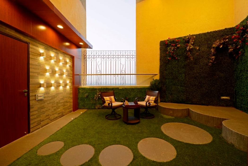 RESIDENTIAL PENTHOUSE INTERIORS, AIS Designs AIS Designs Moderner Garten