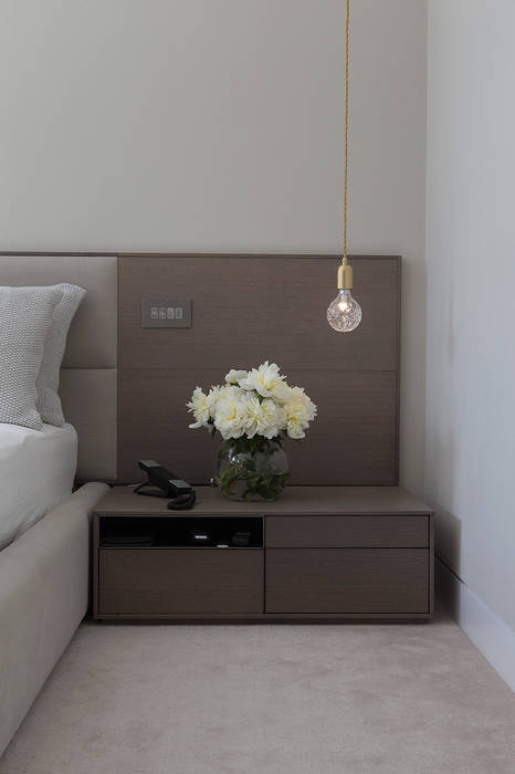 Folio Design | The Hampstead Home | Bedside Table Folio Design Modern style bedroom