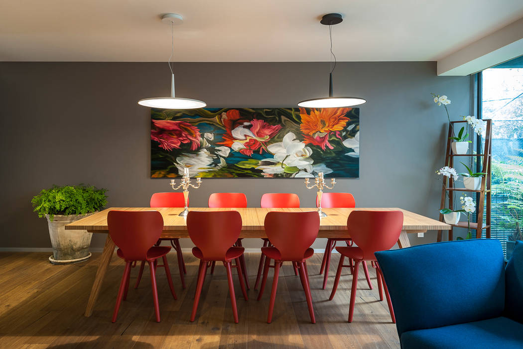 DEPARTAMENTO EN LAS LOMAS, MAAD arquitectura y diseño MAAD arquitectura y diseño Eclectic style dining room