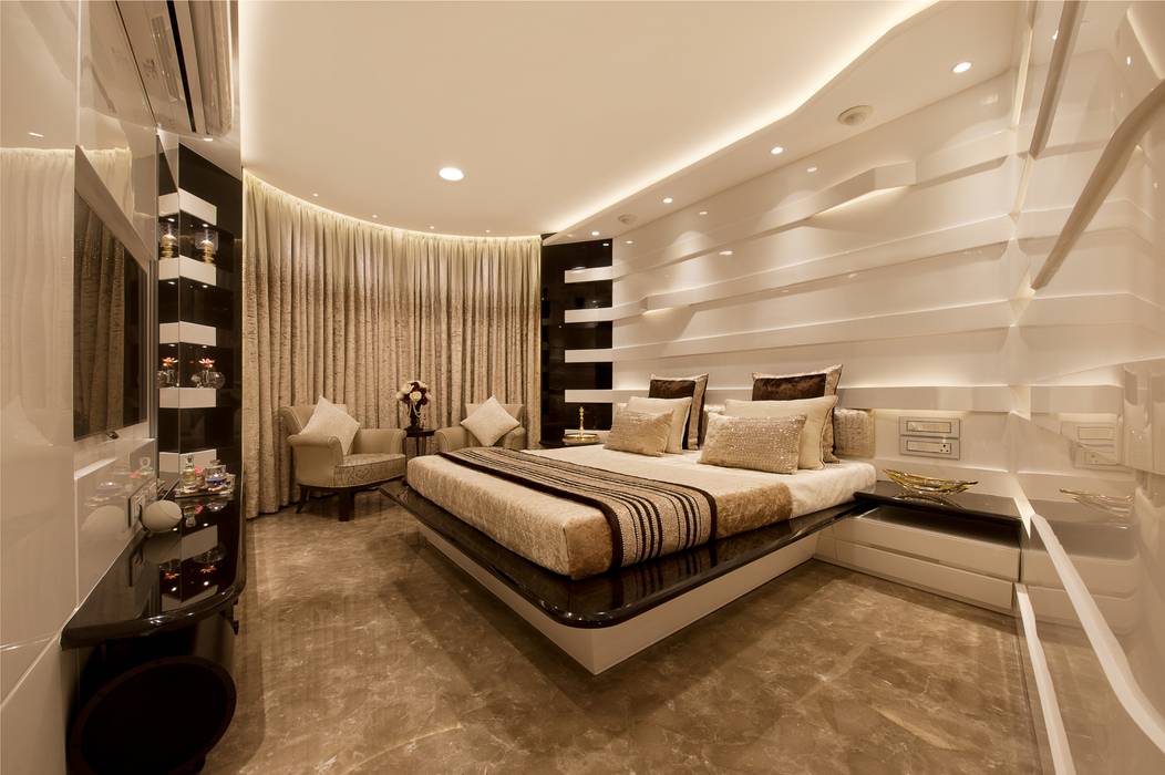 Bridal Room, Mumbai., SDA designs SDA designs Eclectic style bedroom