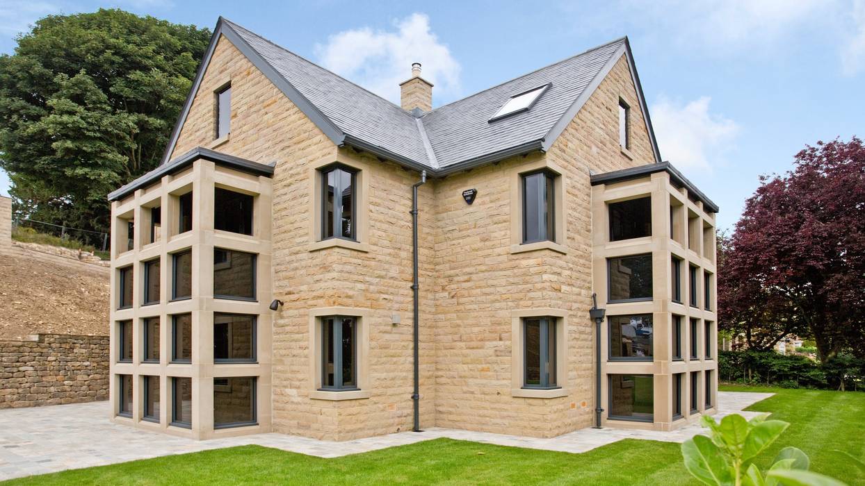 Residential Development, West Yorkshire, Wildblood Macdonald Wildblood Macdonald Eclectic style houses