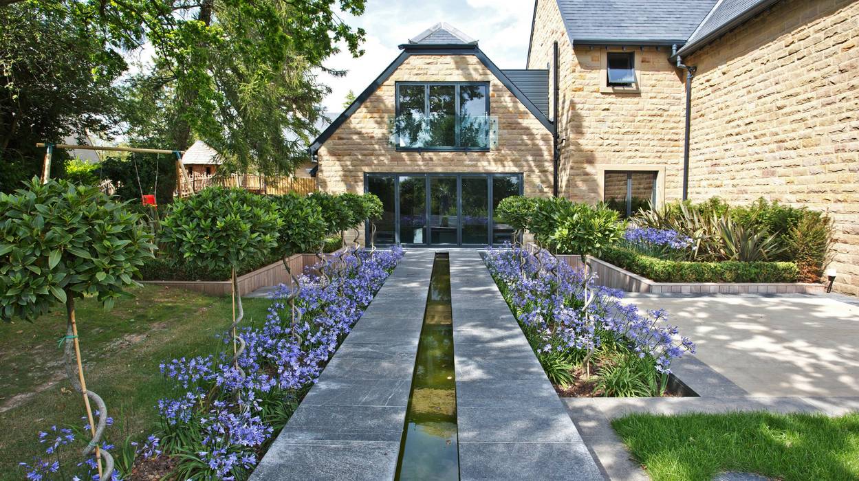 Residential Development, West Yorkshire, Wildblood Macdonald Wildblood Macdonald Eclectic style garden