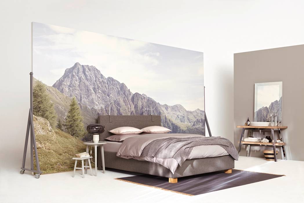 Schweizer Schlafkomfort by Swissflex, HOME Schlafen & Wohnen GmbH HOME Schlafen & Wohnen GmbH Phòng ngủ phong cách hiện đại Beds & headboards