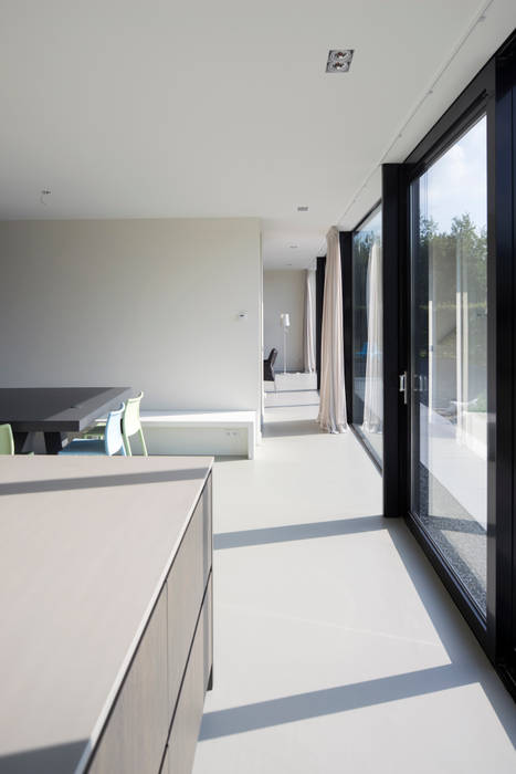 Ontwerp vrijstaand woonhuis particulier , JMW architecten JMW architecten Industrial style houses Glass