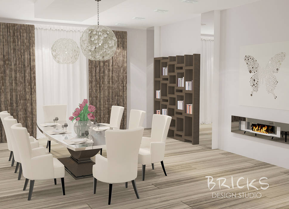 Апартаменты в центре Санкт-Петербурга. , Bricks Design Bricks Design Modern Living Room