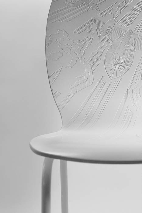 YOURS stoel • ontwerpstudio Roi de Bruijn ontwerpstudio Roi de Bruijn Eclectische woonkamers Krukken, stoelen & zitkussens
