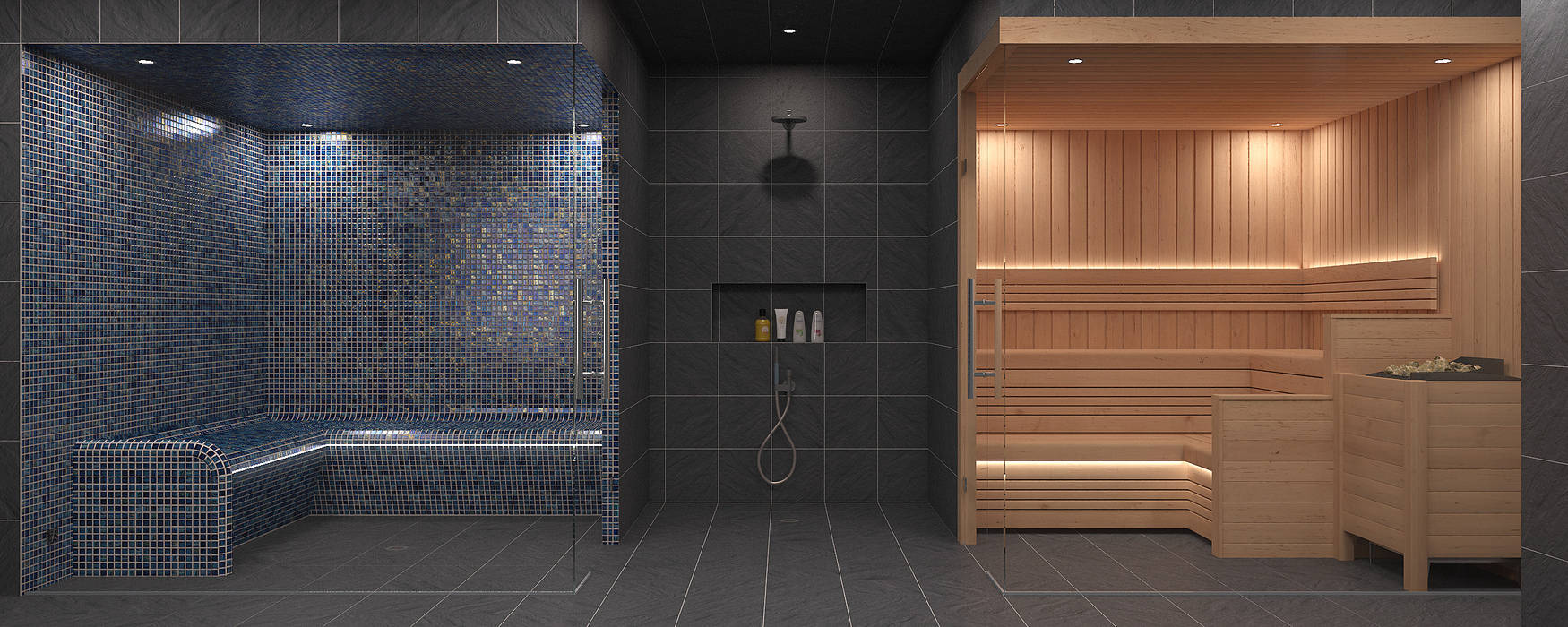Steam and Sauna Design & Installation., Nordic Saunas and Steam Nordic Saunas and Steam Spa modernos