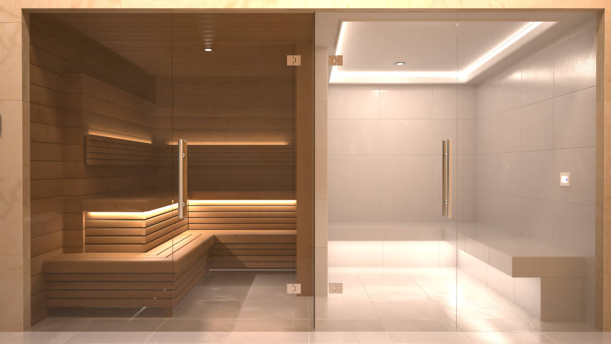 Steam and Sauna Design & Installation., Nordic Saunas and Steam Nordic Saunas and Steam 모던스타일 스파