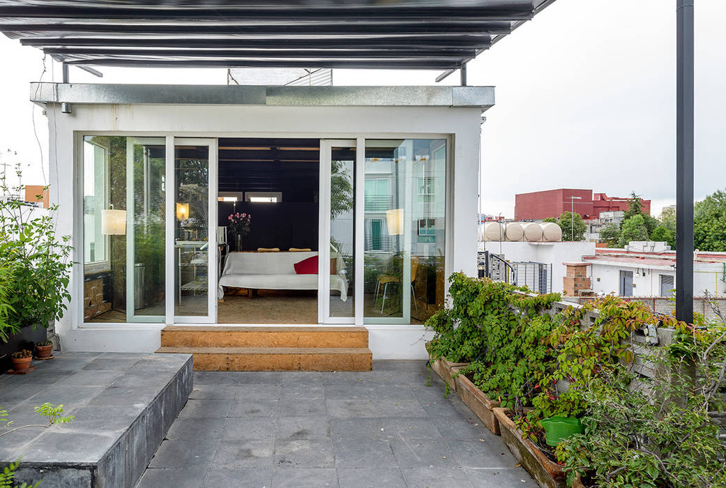 Terraza Windlock - soluciones sustentables Balcones y terrazas de estilo moderno