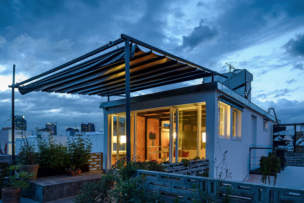 Terraza Windlock - soluciones sustentables Balcones y terrazas de estilo moderno