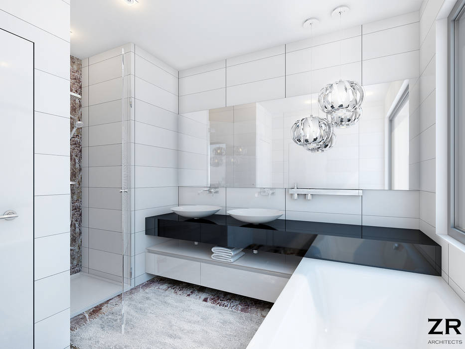 Jules César, ZR-architects ZR-architects Minimalist style bathroom