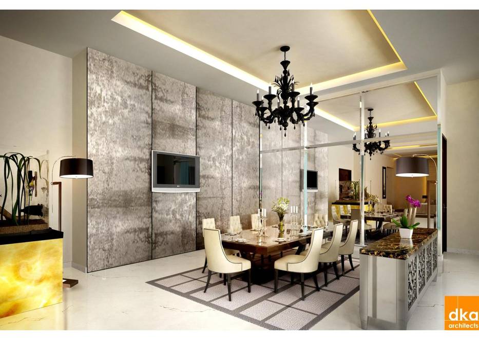 Pent house, Dutta Kannan Partners Dutta Kannan Partners Modern dining room