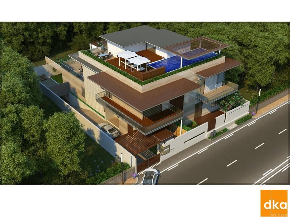 Poddar residence, Dutta Kannan Partners Dutta Kannan Partners Modern houses