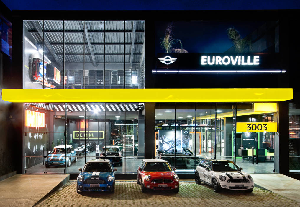 Projeto Comercial | Mini, Dubal Arquitetura e Design Dubal Arquitetura e Design Commercial spaces Car Dealerships