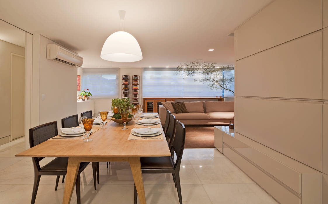 Apartamento Funcionários, Dubal Arquitetura e Design Dubal Arquitetura e Design Modern Dining Room