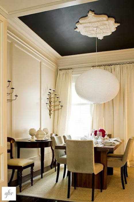 Dark ceiling Madame Ant Paredes y pisos minimalistas