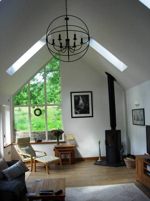 Sitting room Roundhouse Architecture Ltd Country style living room