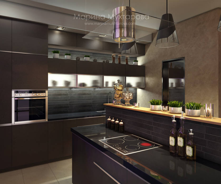 Кухня Архитектор-дизайнер Марина Мухтарова Кухня в стиле минимализм