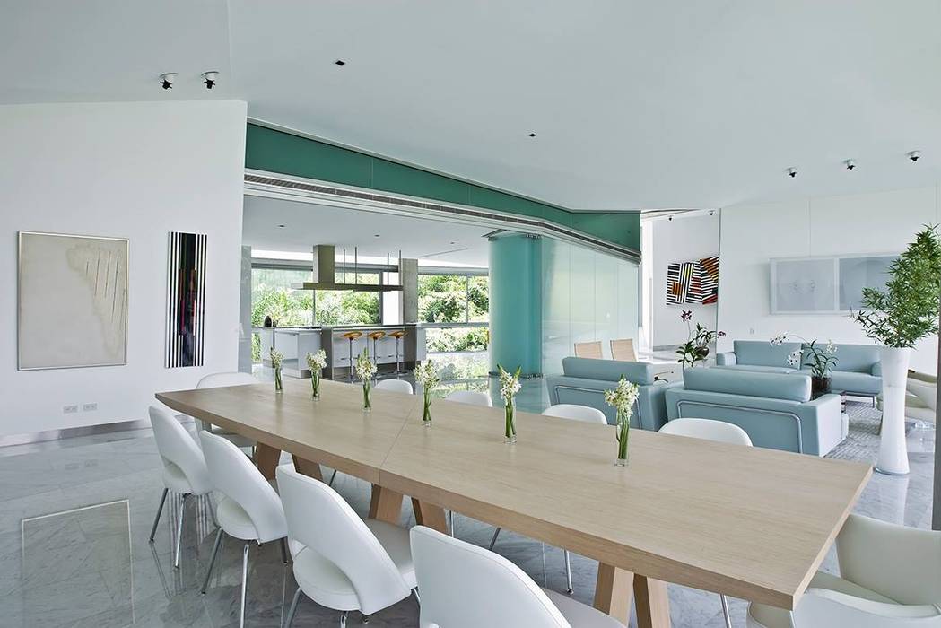 Casa AG, oda - oficina de arquitectura oda - oficina de arquitectura Modern dining room