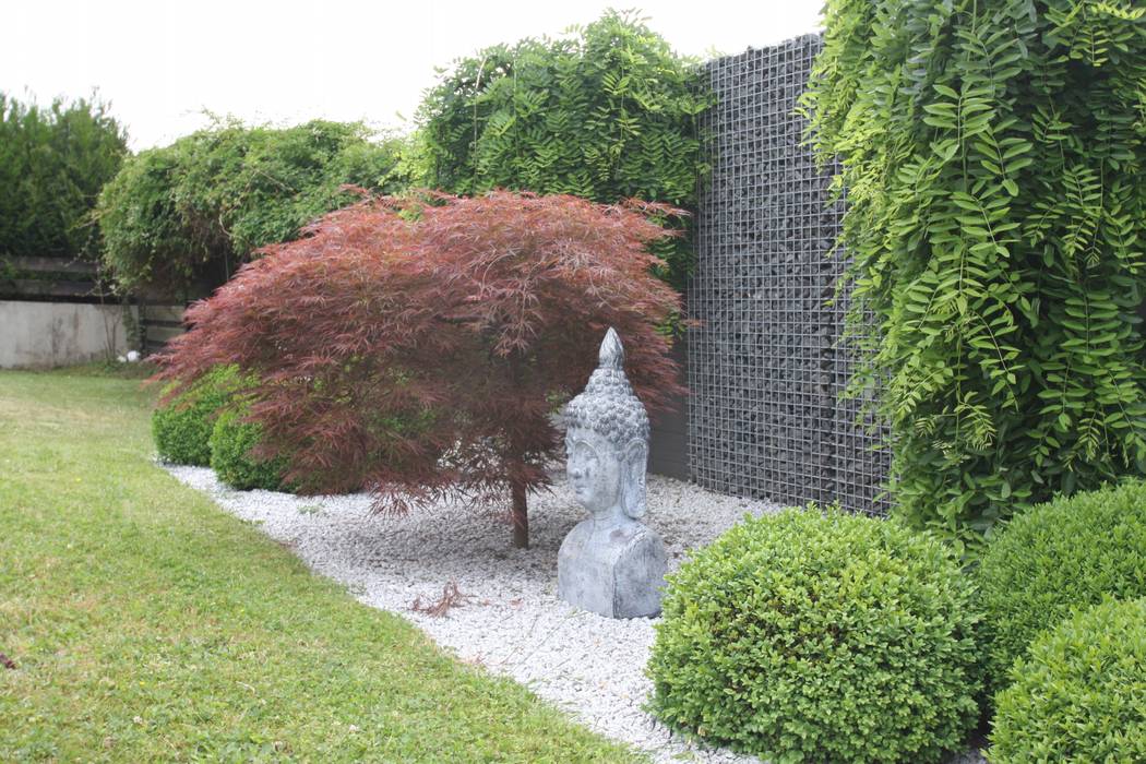 ZEN Garten mit Liebe zum Detail homify Asiatischer Garten Zäune und Sichtschutzwände