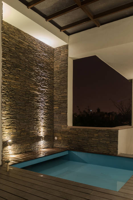 Terrace Splash Pool Design Plus Modern Pool