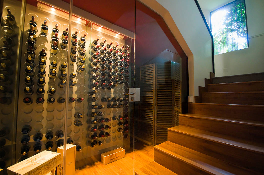 casa de campo, TESTA studio TESTA studio Modern Home Wine Cellar