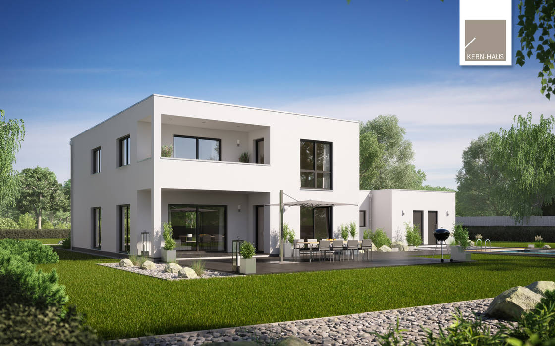 Bauhaus Ixeo Gartenseite Modern Von Kern Haus Ag Modern Homify
