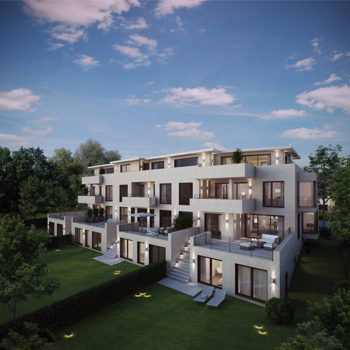Architektur 3D-Visualisierung, winhard 3D winhard 3D Modern houses