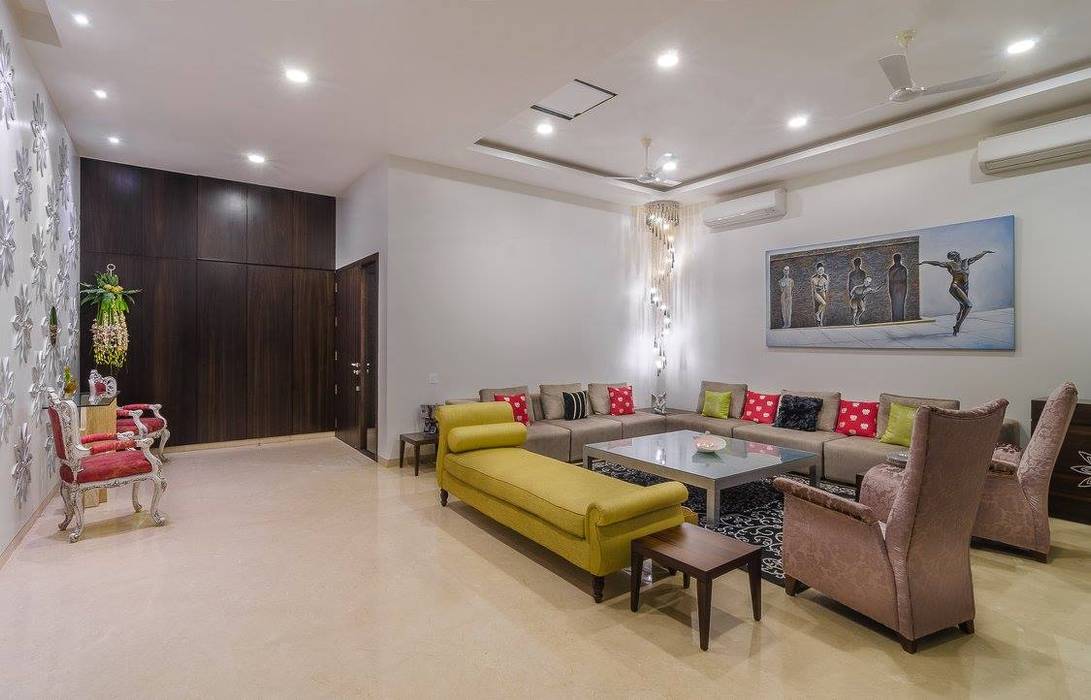 Nahata Residence., In-situ Design In-situ Design Modern living room
