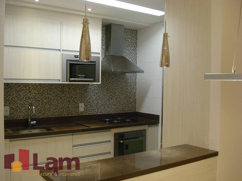 Apartamento - Mais Verde e Arte Morumbi, LAM Arquitetura | Interiores LAM Arquitetura | Interiores Kitchen