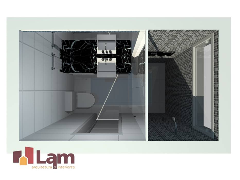 Banheiro - Projeto LAM Arquitetura | Interiores