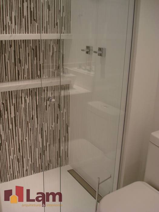 Banheiro - Obra LAM Arquitetura | Interiores Banheiros modernos