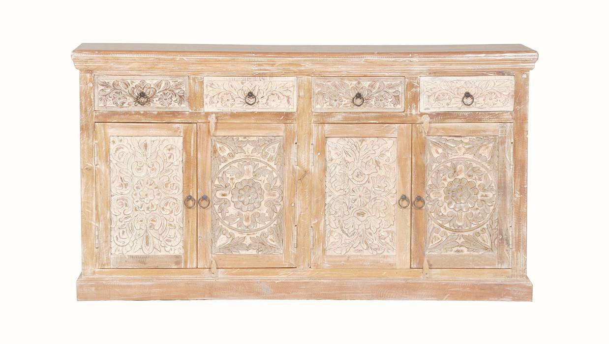 Shabby Chic Kommode Aus Akazienholz Von Kolonial Living Kolonial Holz Holznachbildung Homify