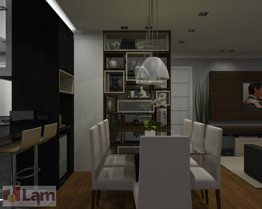 Sala de Jantar - Projeto LAM Arquitetura | Interiores