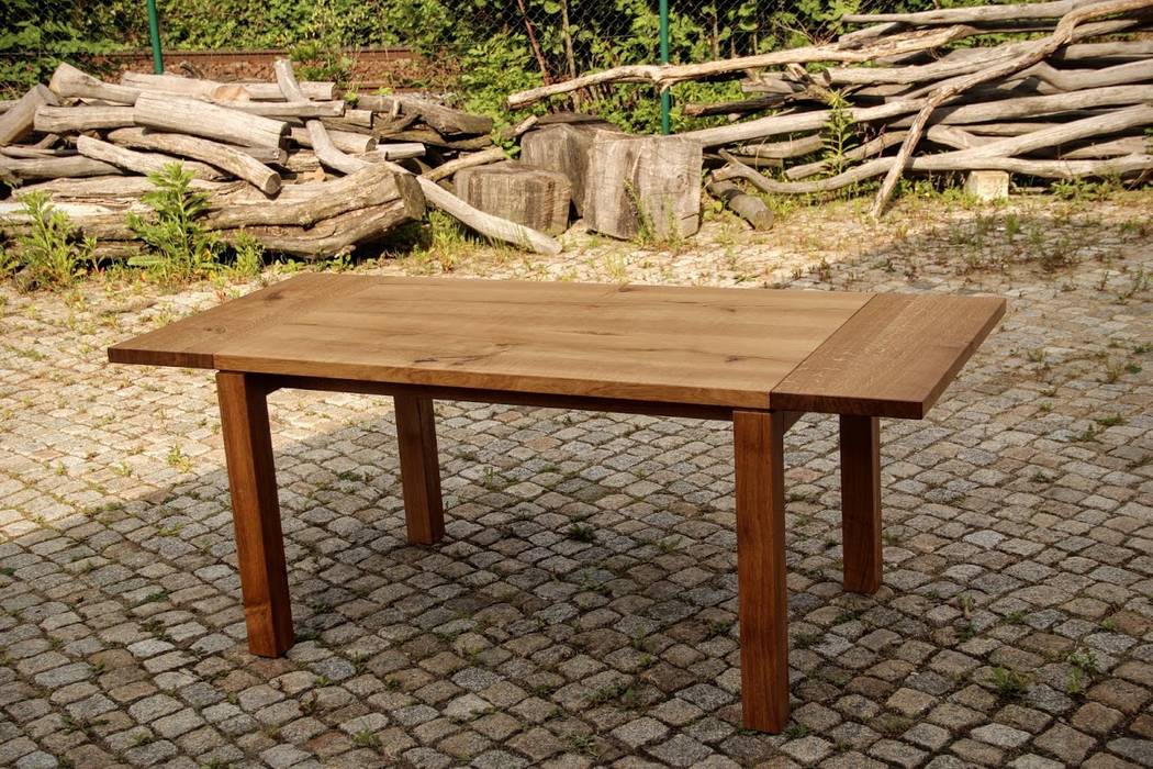 Couchtisch, Tisch und Stuhl, Atelier Sinnesmagnet Atelier Sinnesmagnet Classic style dining room Solid Wood Multicolored Tables